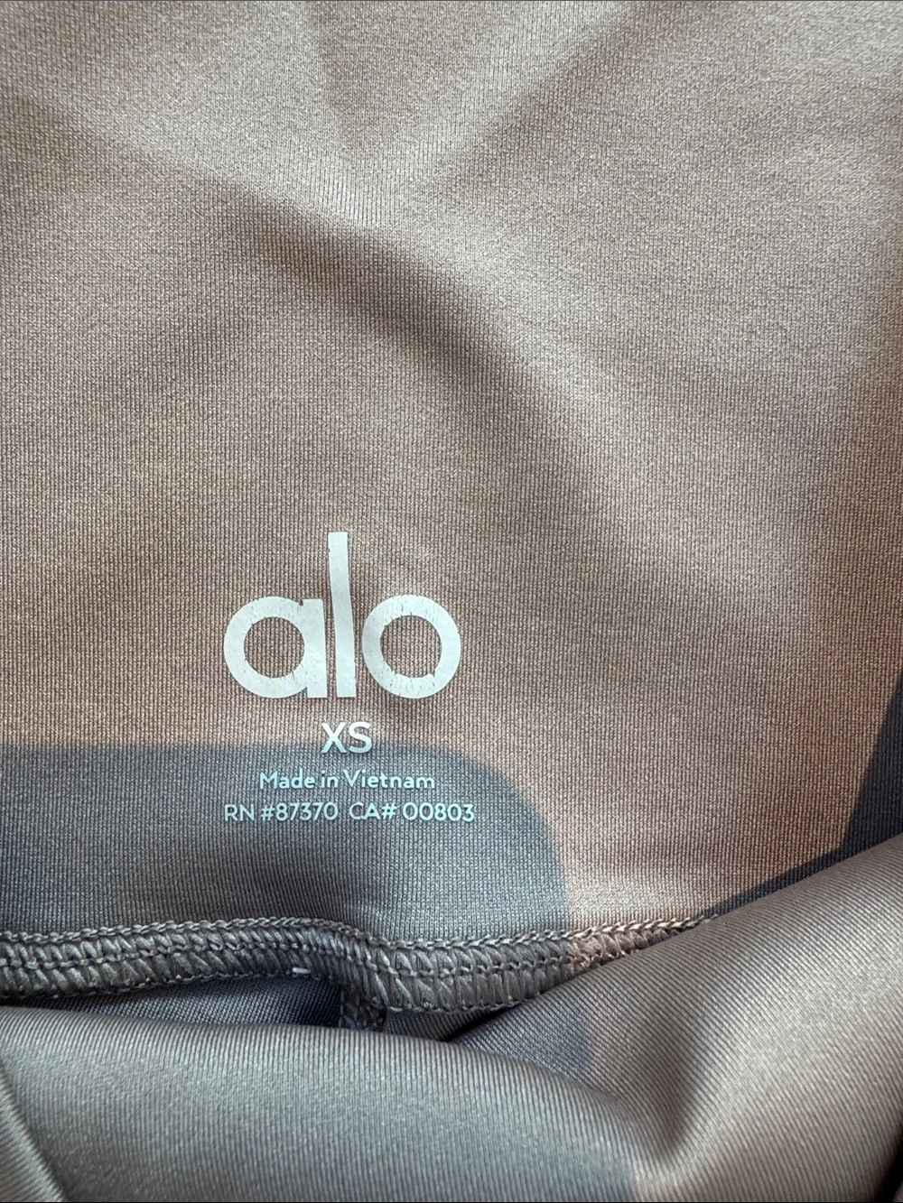 ALO Yoga Girls' High-Waist Leggings in Taupe